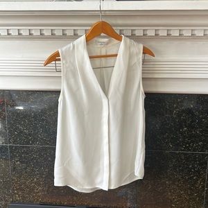Babaton Aritzia White Blouse